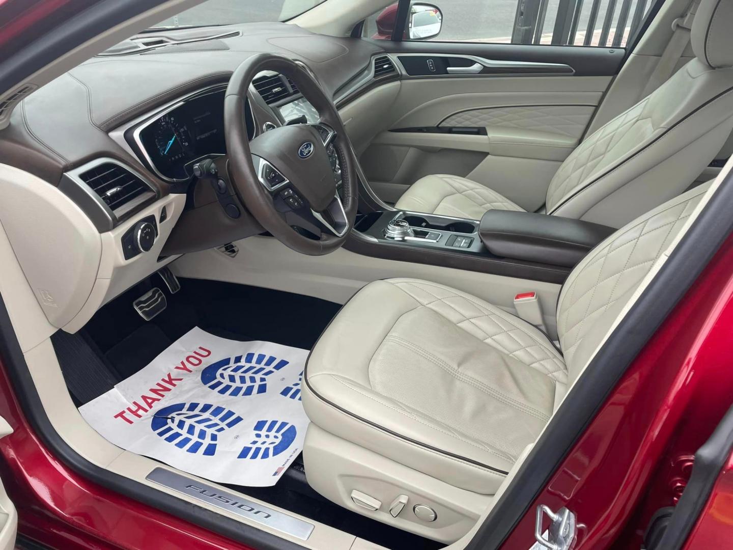 2018 RED /White Gold Ford Fusion Energi (3FA6P0SU8JR) , located at 744 E Miner Ave, Stockton, CA, 95202, (209) 944-5770, 37.956863, -121.282082 - Photo#7